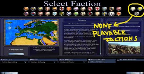 Medieval 2 Total war Unlock all factions .